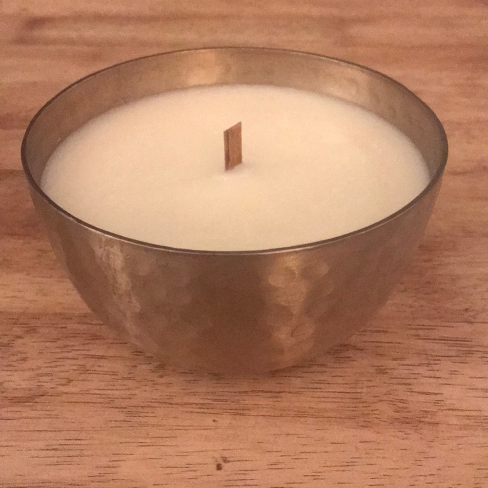Soy Wax Candle in Brass Bowl ✨